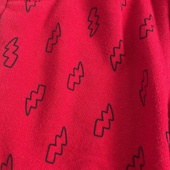 Garanimals 24M Red Lighting Bolt Baby Boy Sweatpants - Picture 5 of 5